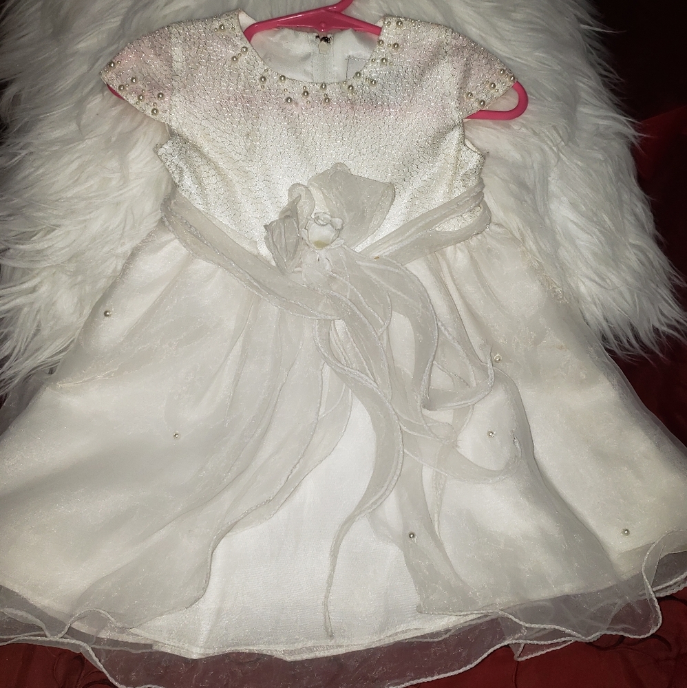 12 months white dress